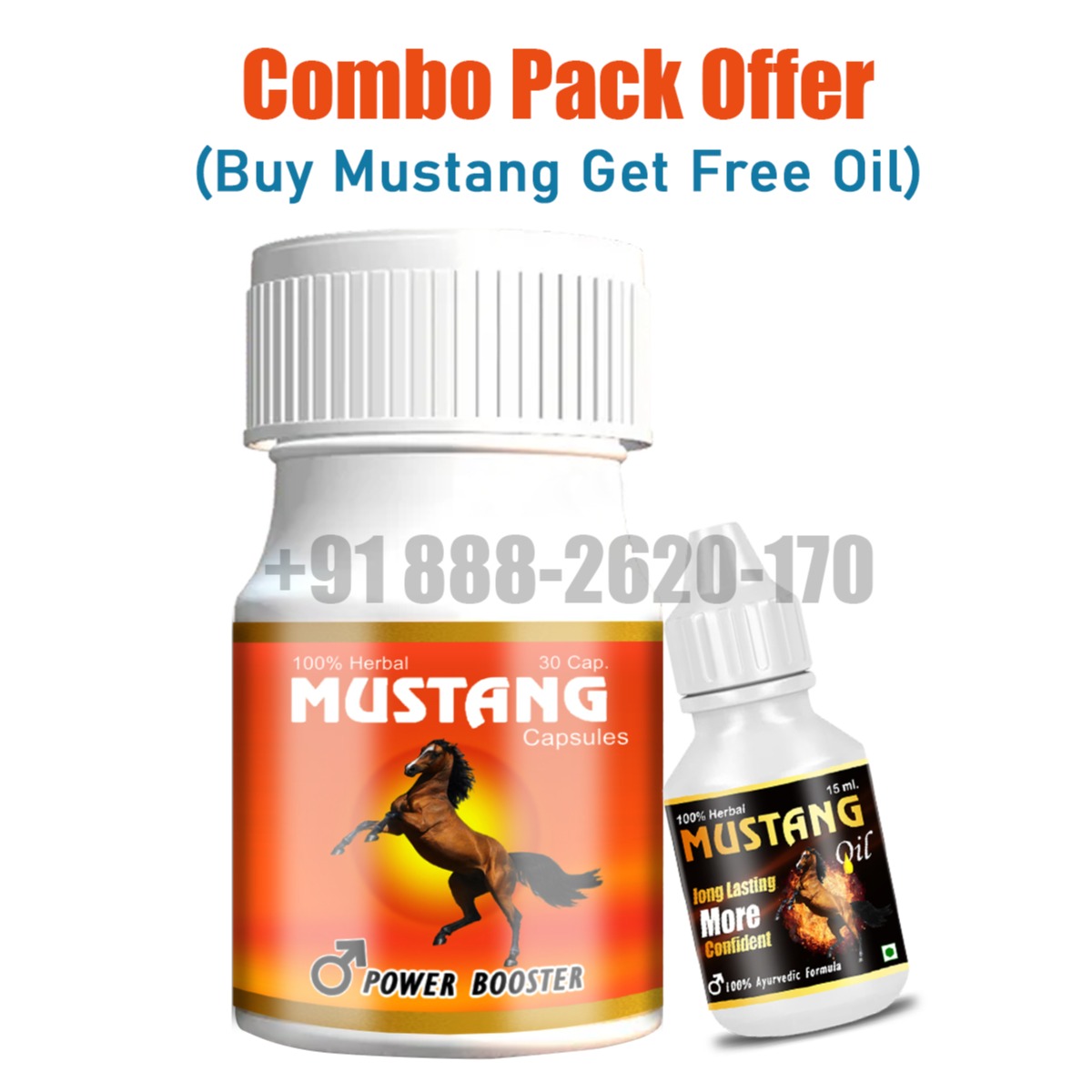 Combo Offer Mustang Capsule + Mustang Oil Free