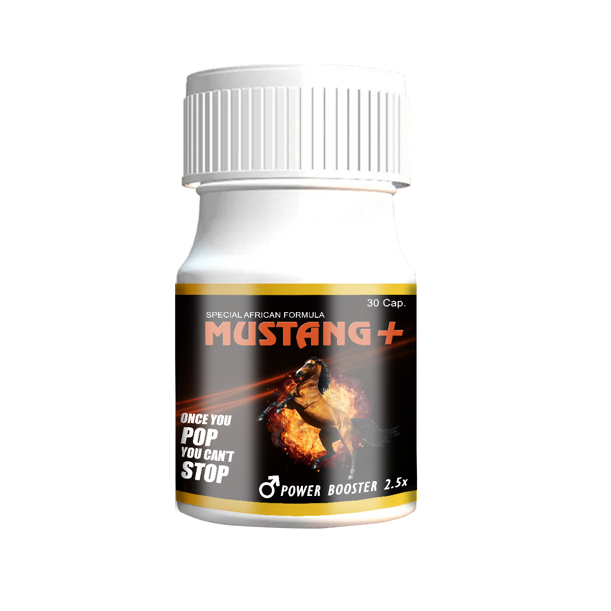 Black Mustang Capsule For Men 100% Ayurvedic & Herbal Formula